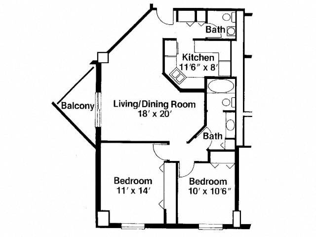 Lilac Small floor plan